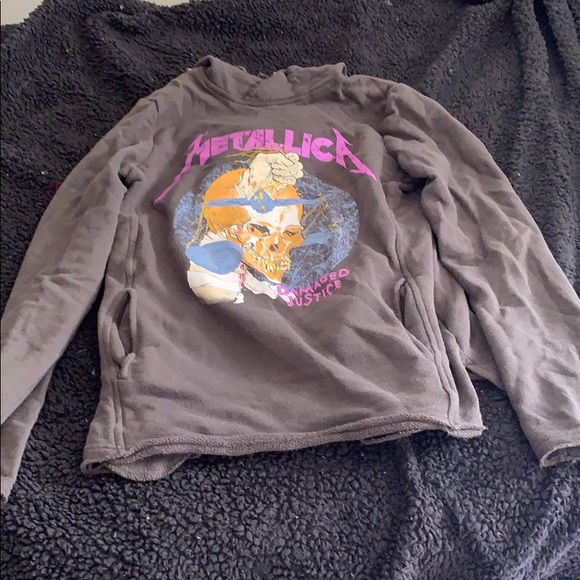 metallica sweatshirt h&m
